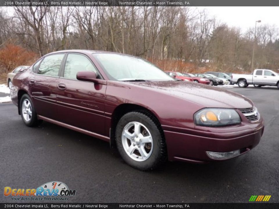 2004 Chevrolet Impala LS Berry Red Metallic / Neutral Beige Photo #1