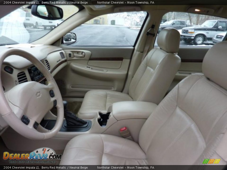 2004 Chevrolet Impala LS Berry Red Metallic / Neutral Beige Photo #7