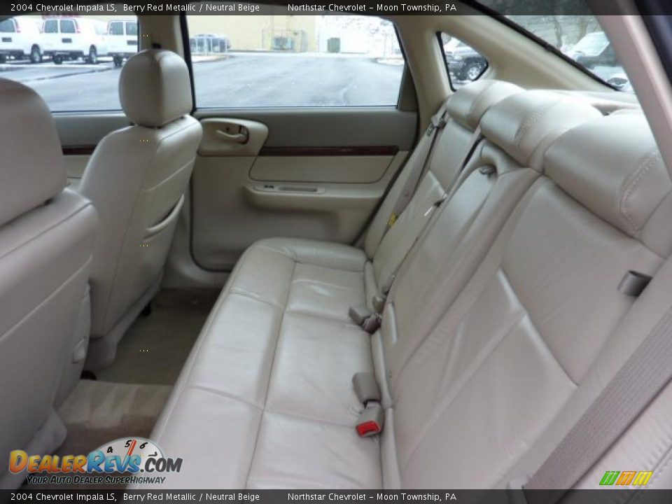 2004 Chevrolet Impala LS Berry Red Metallic / Neutral Beige Photo #9