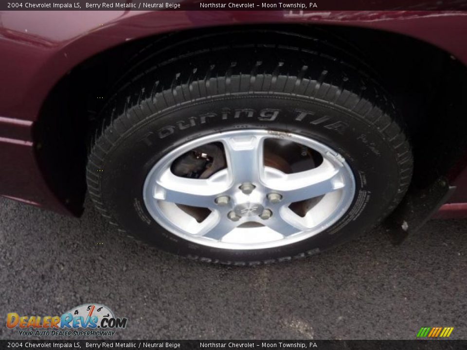 2004 Chevrolet Impala LS Berry Red Metallic / Neutral Beige Photo #10