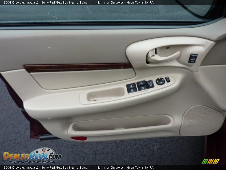 2004 Chevrolet Impala LS Berry Red Metallic / Neutral Beige Photo #11