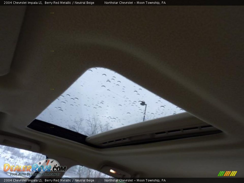 2004 Chevrolet Impala LS Berry Red Metallic / Neutral Beige Photo #12