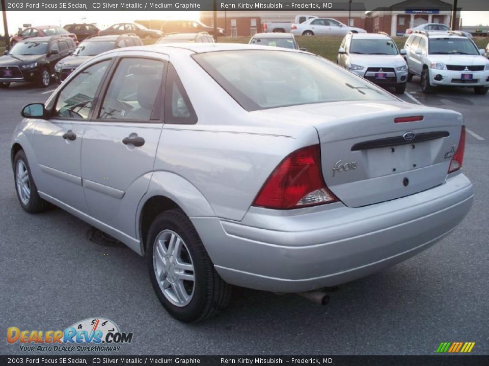 CD Silver Metallic 2003 Ford Focus SE Sedan Photo #3