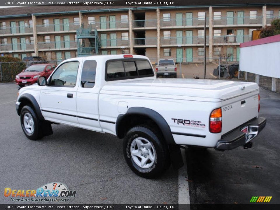 2004 Toyota Tacoma V6 PreRunner Xtracab Super White / Oak Photo #3