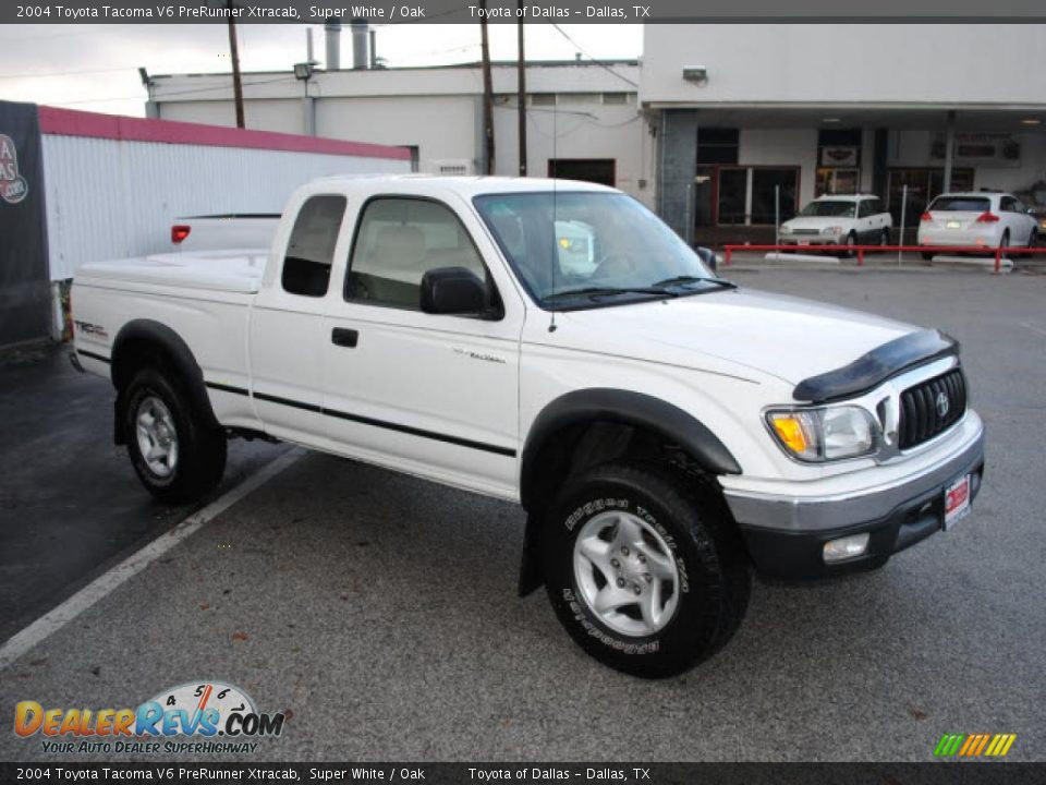 Super White 2004 Toyota Tacoma V6 PreRunner Xtracab Photo #6