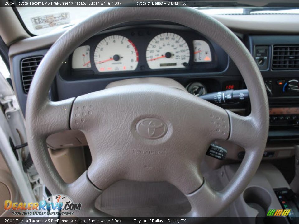 2004 Toyota Tacoma V6 PreRunner Xtracab Steering Wheel Photo #13