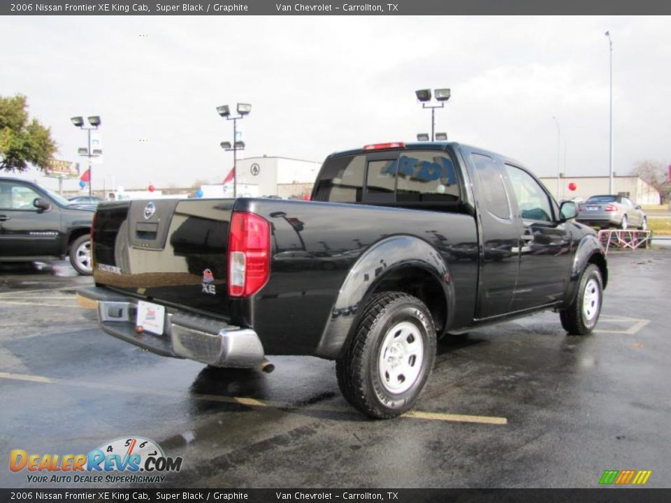Super Black 2006 Nissan Frontier XE King Cab Photo #6