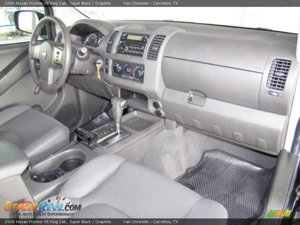 Dashboard of 2006 Nissan Frontier XE King Cab Photo #13