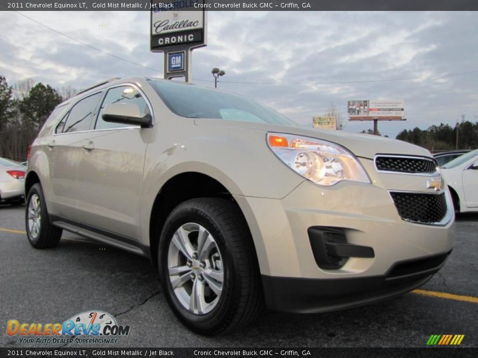 2011 Chevrolet Equinox LT Gold Mist Metallic / Jet Black Photo #1