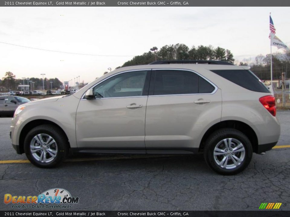 2011 Chevrolet Equinox LT Gold Mist Metallic / Jet Black Photo #4