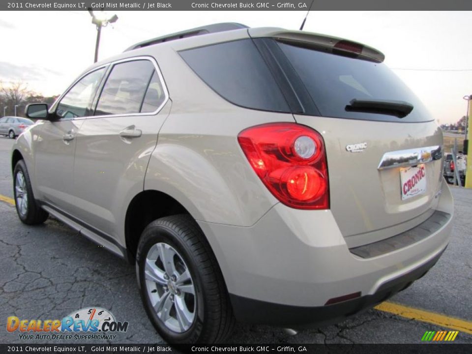 2011 Chevrolet Equinox LT Gold Mist Metallic / Jet Black Photo #5