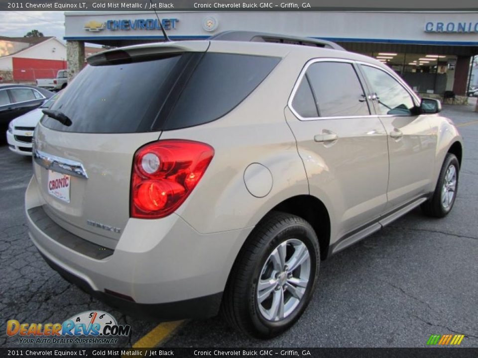 2011 Chevrolet Equinox LT Gold Mist Metallic / Jet Black Photo #7