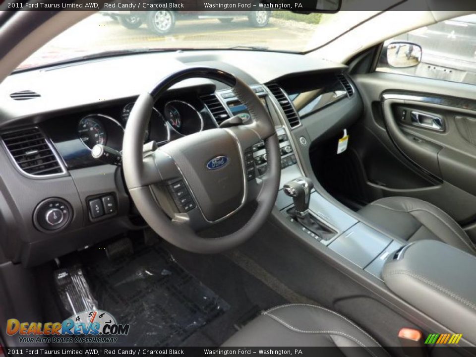 Charcoal Black Interior - 2011 Ford Taurus Limited AWD Photo #11