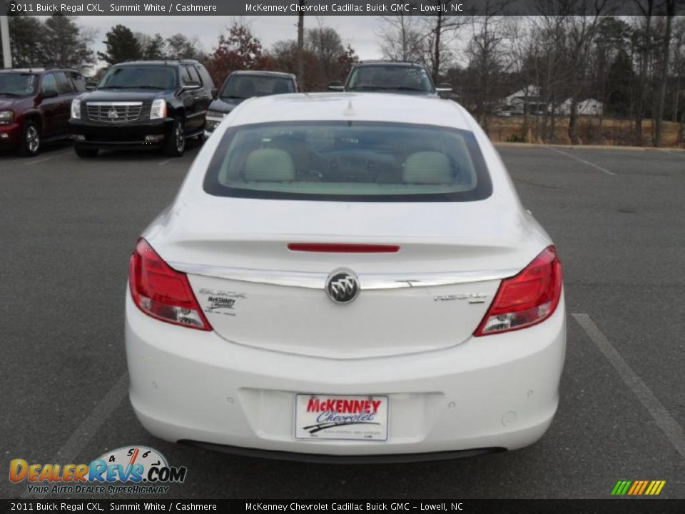 2011 Buick Regal CXL Summit White / Cashmere Photo #3