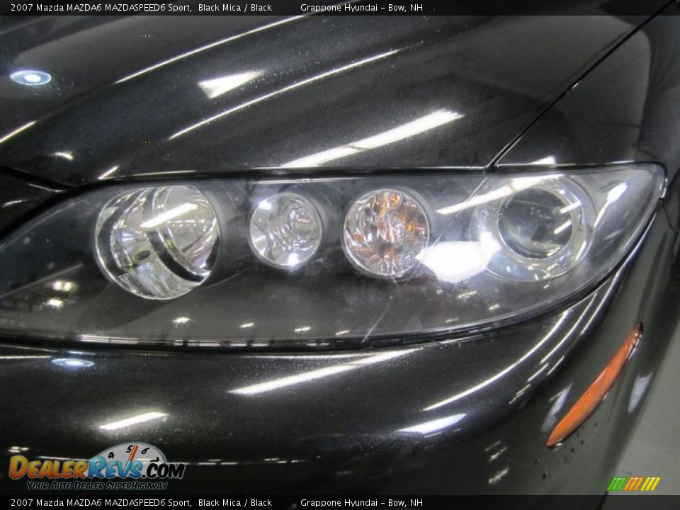 2007 Mazda MAZDA6 MAZDASPEED6 Sport Black Mica / Black Photo #4