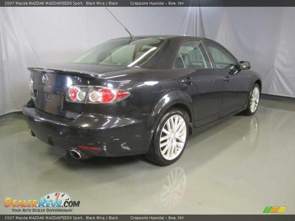 2007 Mazda MAZDA6 MAZDASPEED6 Sport Black Mica / Black Photo #11
