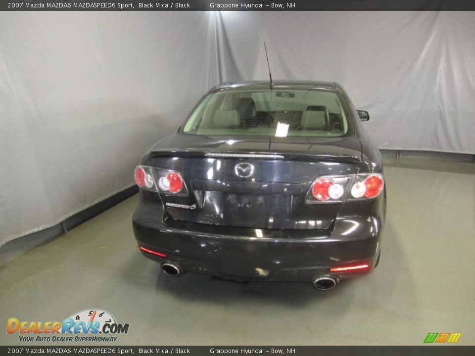 2007 Mazda MAZDA6 MAZDASPEED6 Sport Black Mica / Black Photo #12