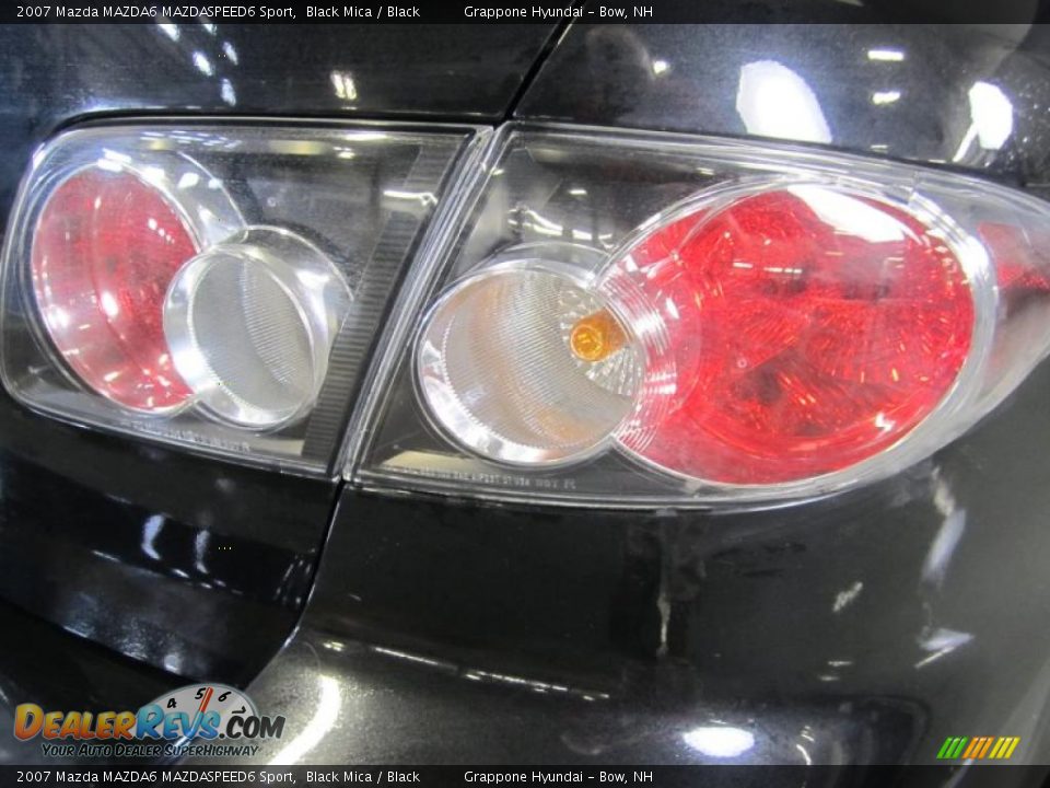2007 Mazda MAZDA6 MAZDASPEED6 Sport Black Mica / Black Photo #14