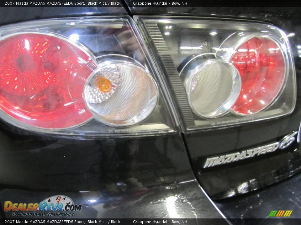 2007 Mazda MAZDA6 MAZDASPEED6 Sport Black Mica / Black Photo #15