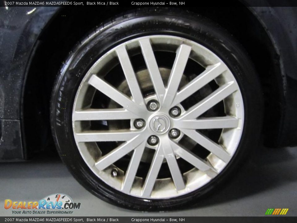 2007 Mazda MAZDA6 MAZDASPEED6 Sport Black Mica / Black Photo #16