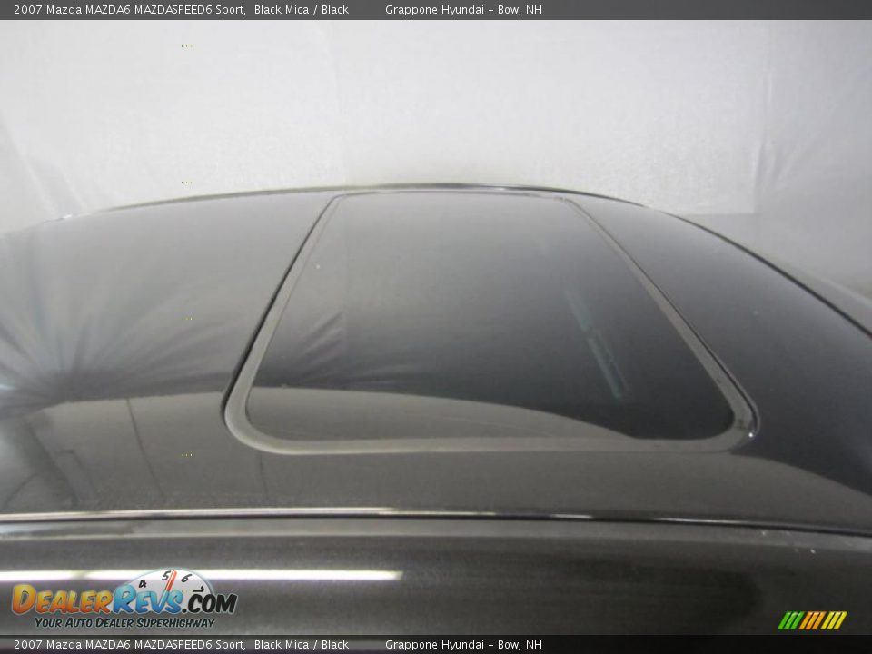 2007 Mazda MAZDA6 MAZDASPEED6 Sport Black Mica / Black Photo #18
