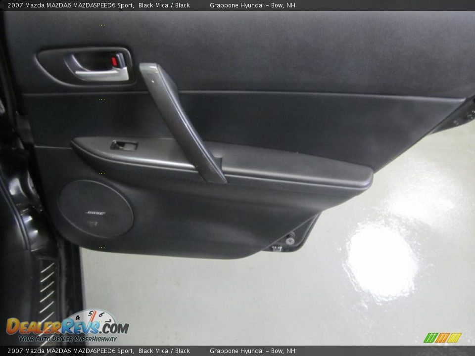 2007 Mazda MAZDA6 MAZDASPEED6 Sport Black Mica / Black Photo #20