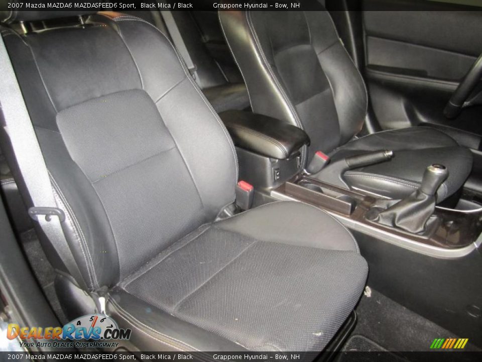 Black Interior - 2007 Mazda MAZDA6 MAZDASPEED6 Sport Photo #21