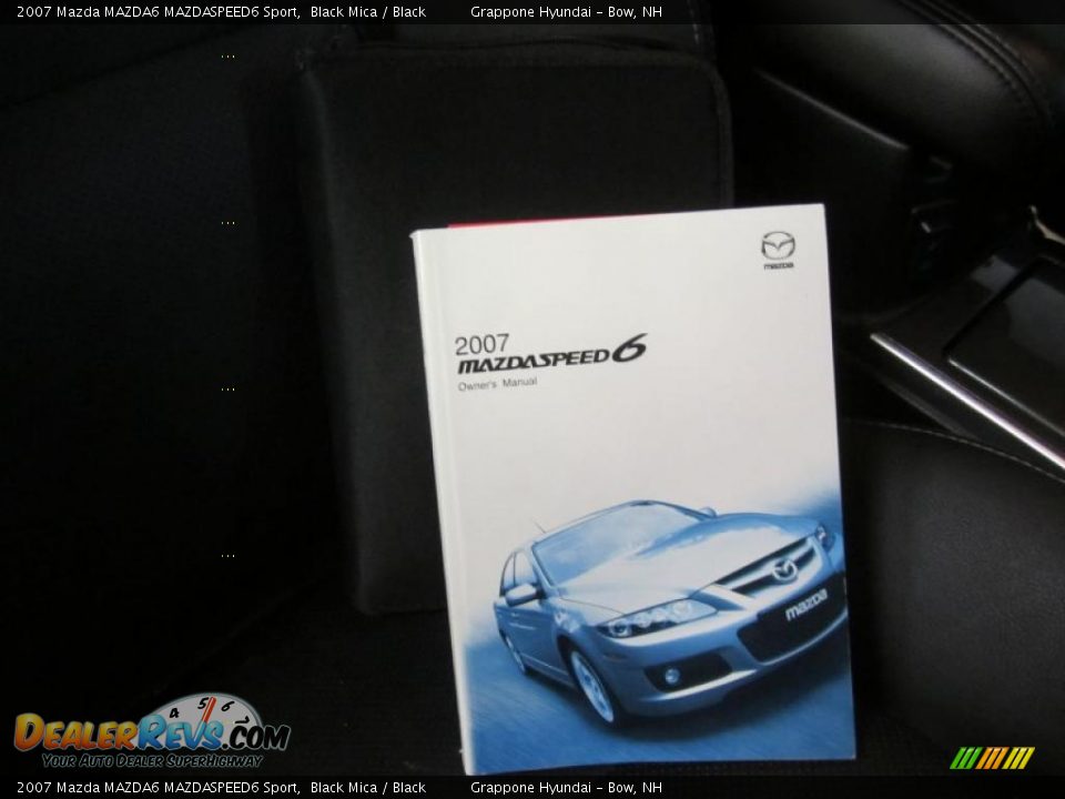 2007 Mazda MAZDA6 MAZDASPEED6 Sport Black Mica / Black Photo #24