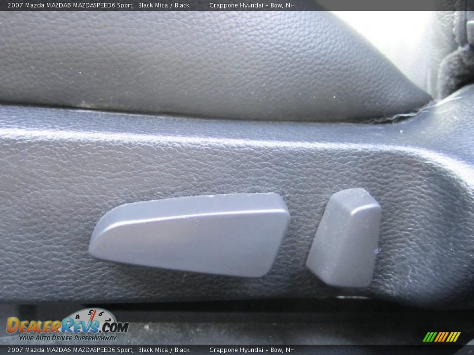 2007 Mazda MAZDA6 MAZDASPEED6 Sport Black Mica / Black Photo #25