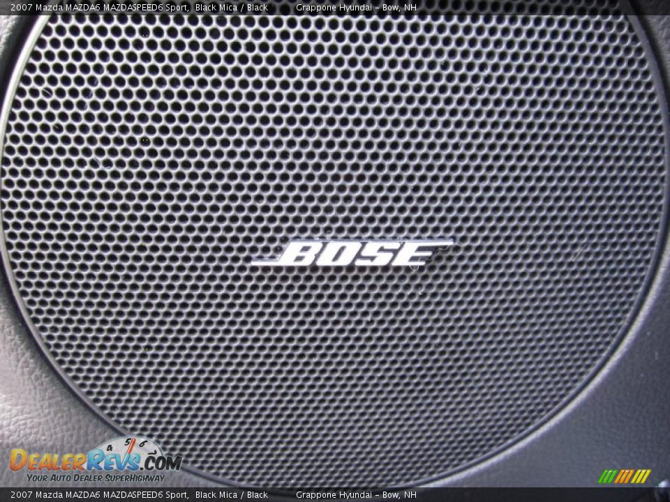2007 Mazda MAZDA6 MAZDASPEED6 Sport Black Mica / Black Photo #26