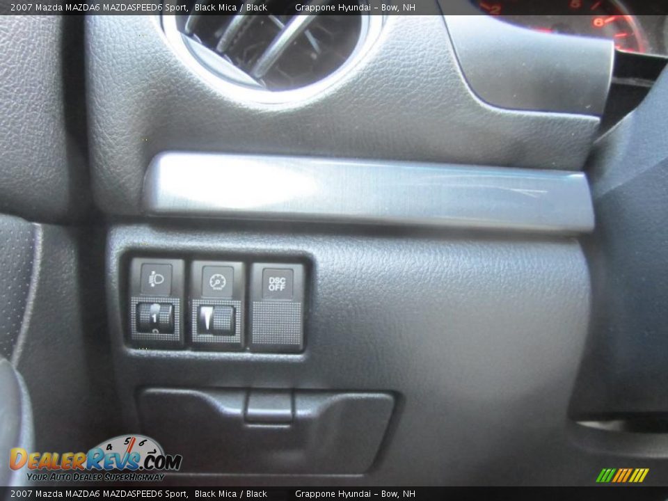 2007 Mazda MAZDA6 MAZDASPEED6 Sport Black Mica / Black Photo #28