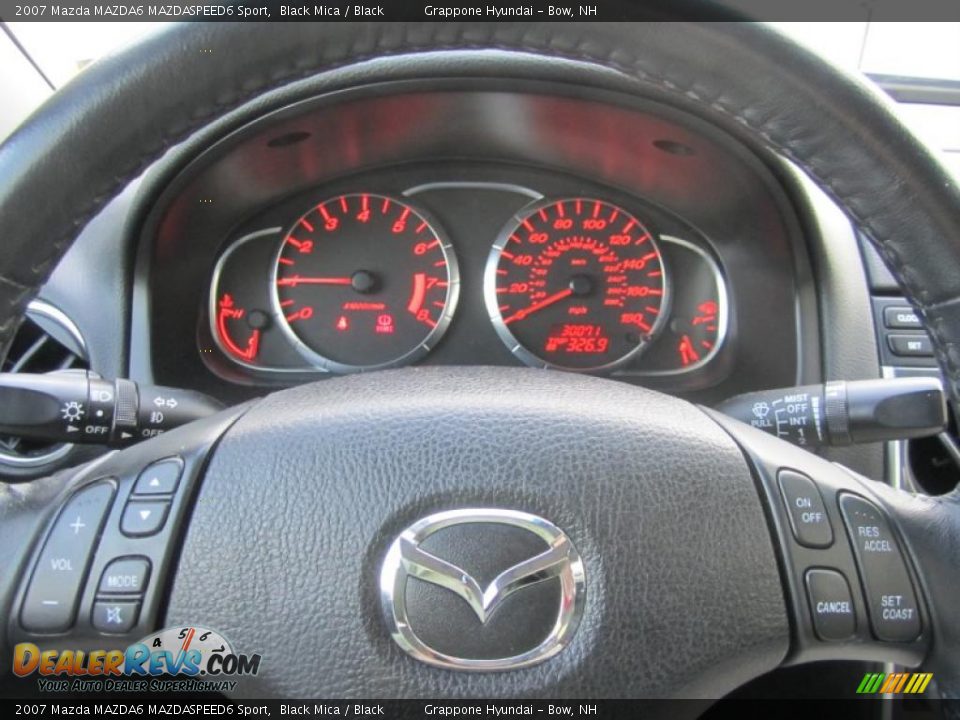 2007 Mazda MAZDA6 MAZDASPEED6 Sport Black Mica / Black Photo #29