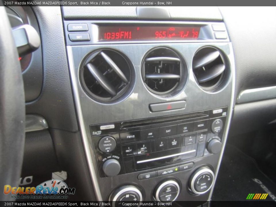 2007 Mazda MAZDA6 MAZDASPEED6 Sport Black Mica / Black Photo #32