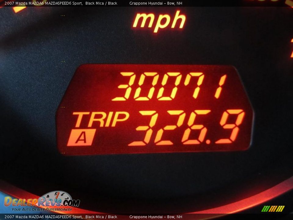 2007 Mazda MAZDA6 MAZDASPEED6 Sport Black Mica / Black Photo #35