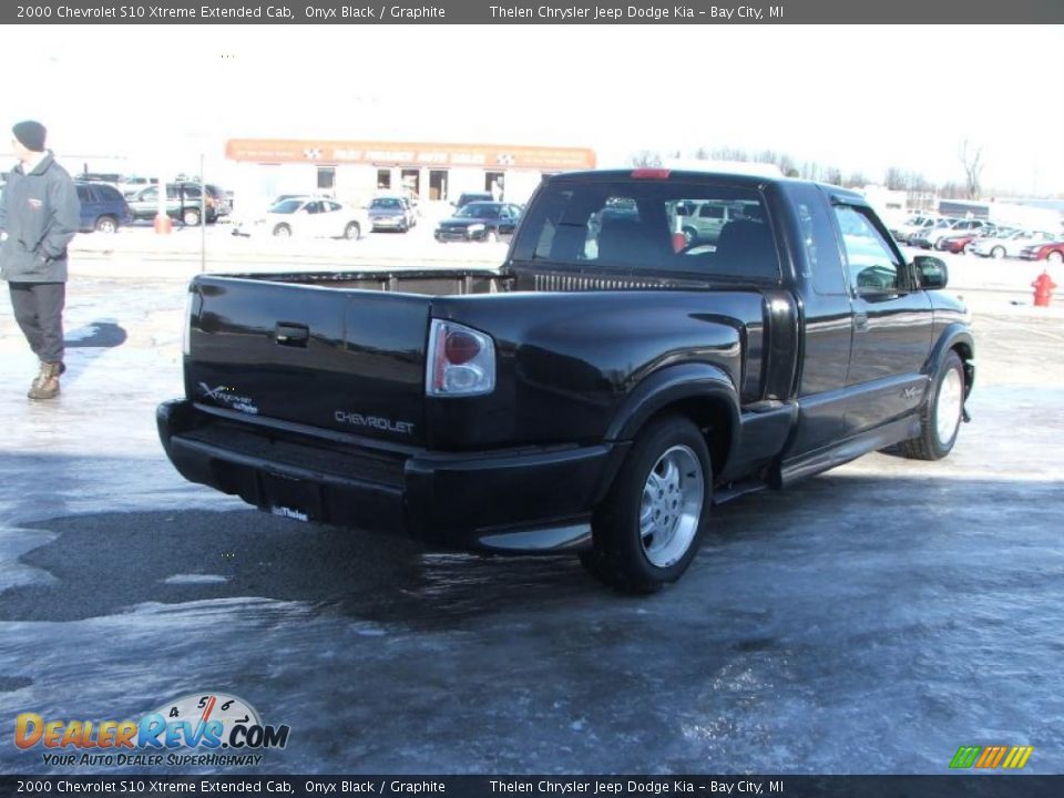 2000 Chevrolet S10 Xtreme Extended Cab Onyx Black / Graphite Photo #6