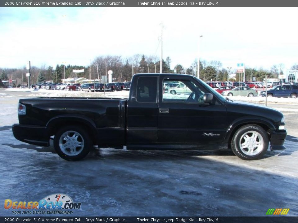 2000 Chevrolet S10 Xtreme Extended Cab Onyx Black / Graphite Photo #7