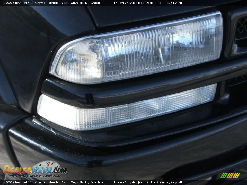 2000 Chevrolet S10 Xtreme Extended Cab Onyx Black / Graphite Photo #9