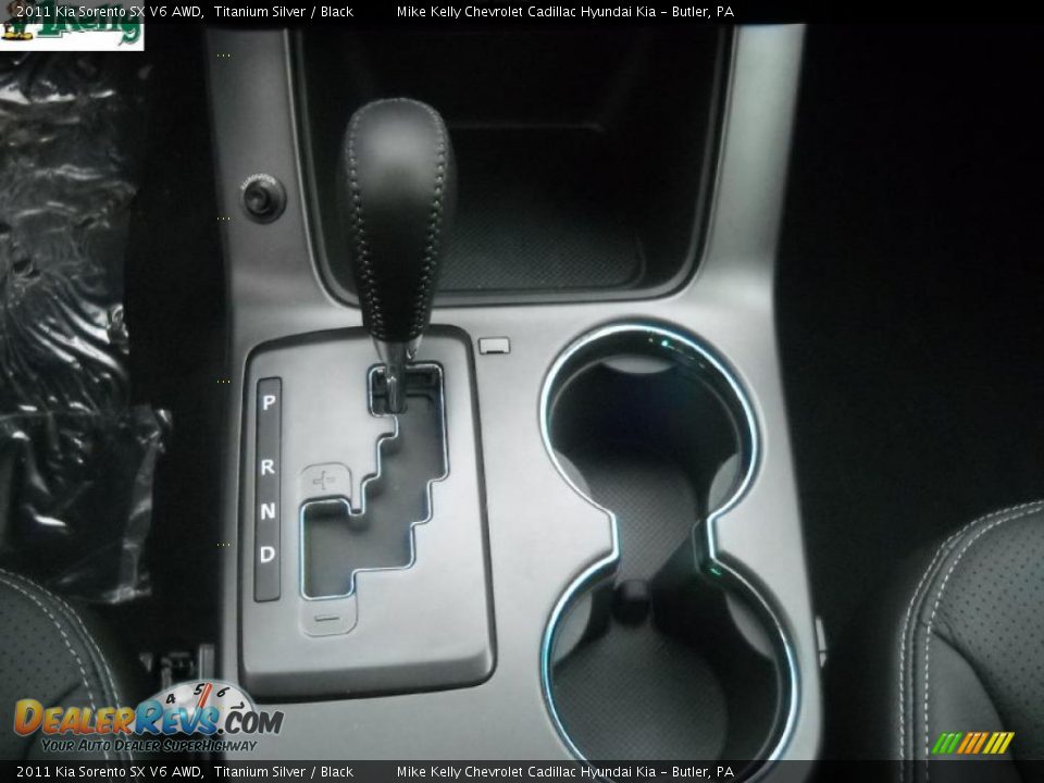 2011 Kia Sorento SX V6 AWD Titanium Silver / Black Photo #18