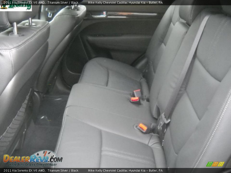 2011 Kia Sorento EX V6 AWD Titanium Silver / Black Photo #13