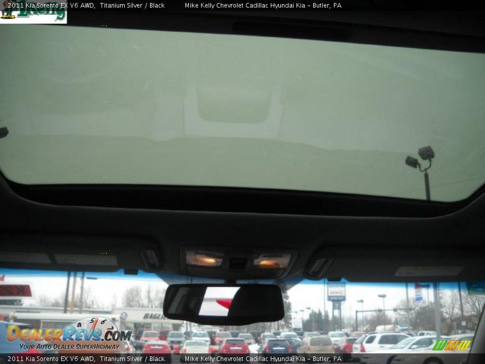 2011 Kia Sorento EX V6 AWD Titanium Silver / Black Photo #14
