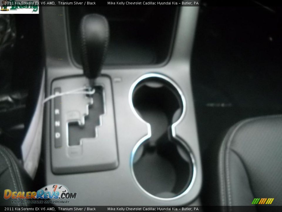 2011 Kia Sorento EX V6 AWD Titanium Silver / Black Photo #18
