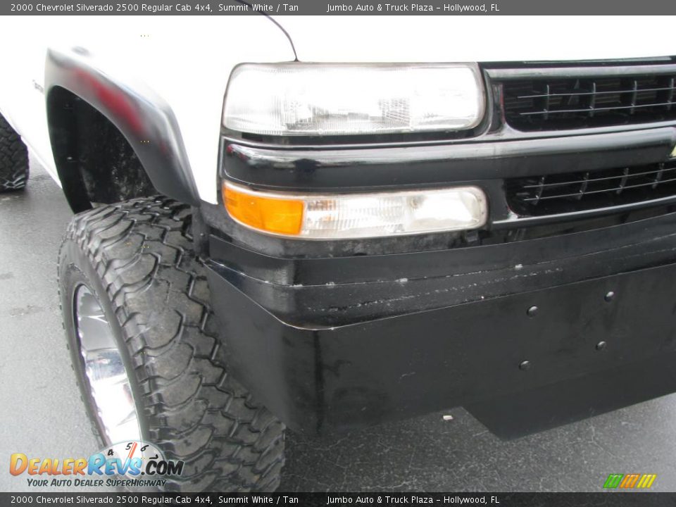 2000 Chevrolet Silverado 2500 Regular Cab 4x4 Summit White / Tan Photo #2