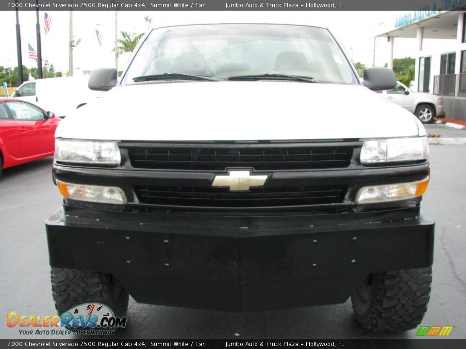 2000 Chevrolet Silverado 2500 Regular Cab 4x4 Summit White / Tan Photo #3