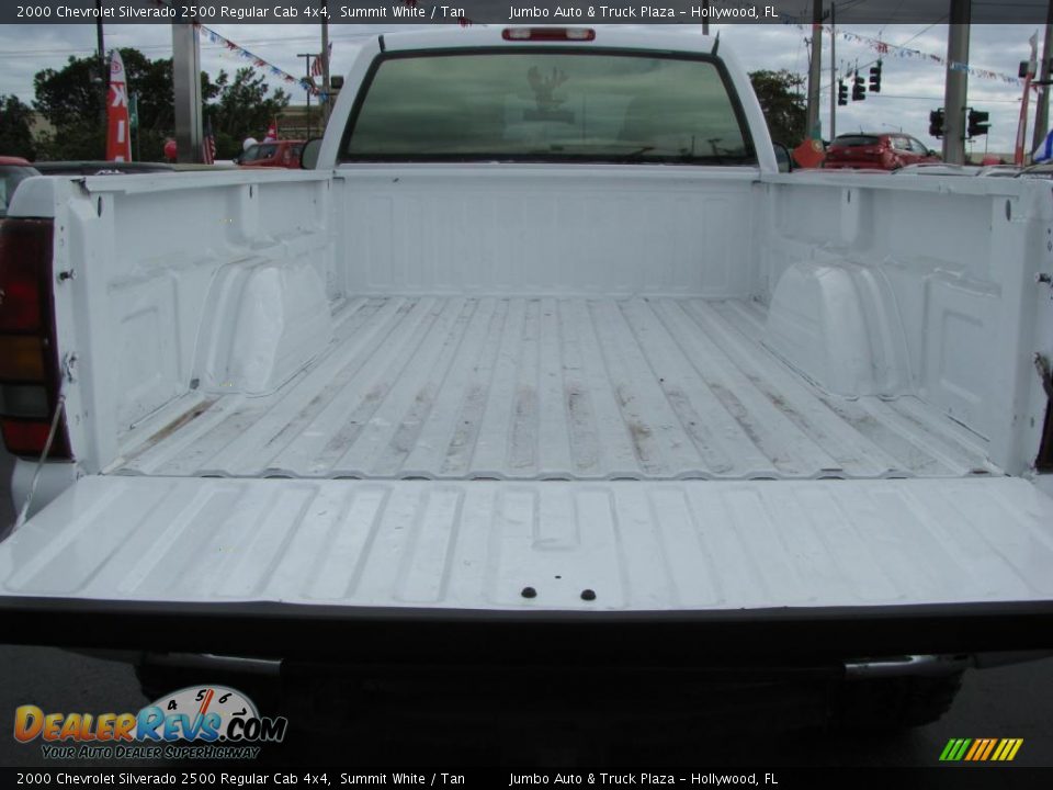 2000 Chevrolet Silverado 2500 Regular Cab 4x4 Summit White / Tan Photo #10