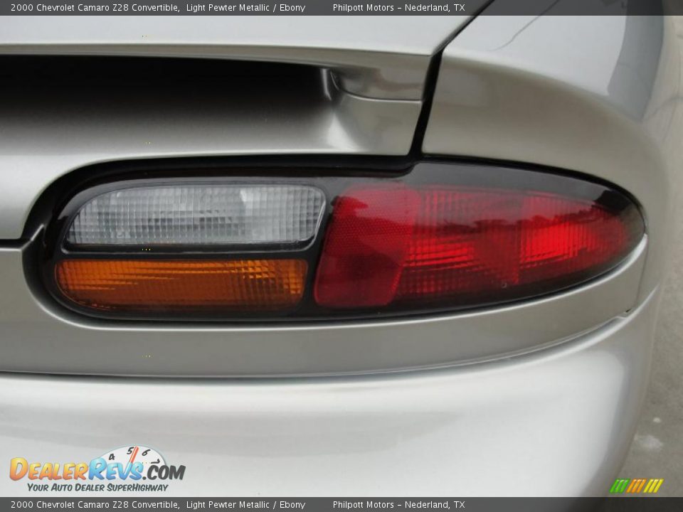 2000 Chevrolet Camaro Z28 Convertible Light Pewter Metallic / Ebony Photo #18