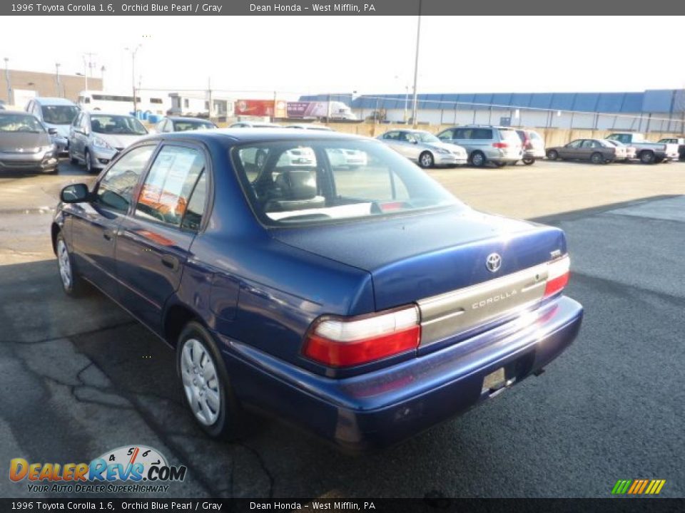 1996 Toyota Corolla 1.6 Orchid Blue Pearl / Gray Photo #2