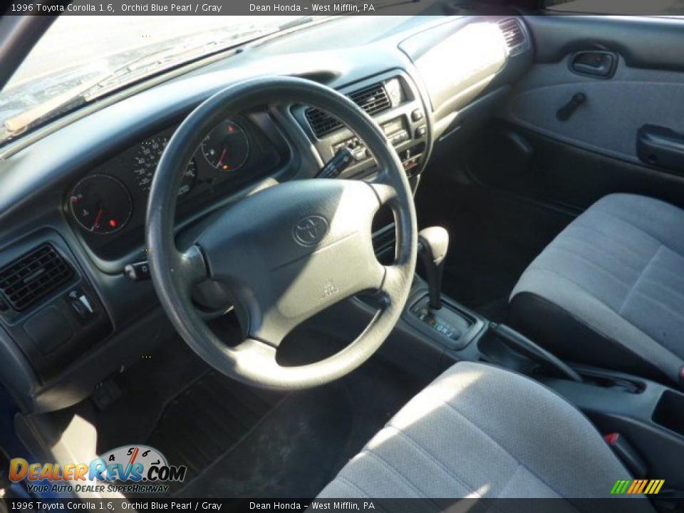 1996 Toyota Corolla 1.6 Orchid Blue Pearl / Gray Photo #12