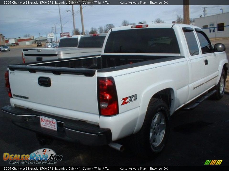 2006 Chevrolet Silverado 1500 Z71 Extended Cab 4x4 Summit White / Tan Photo #4