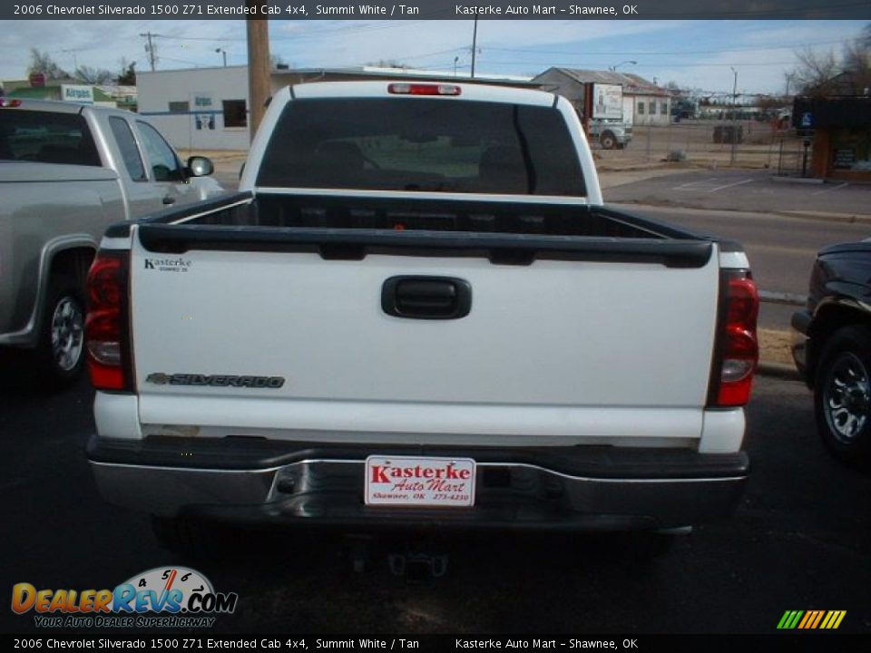 2006 Chevrolet Silverado 1500 Z71 Extended Cab 4x4 Summit White / Tan Photo #5