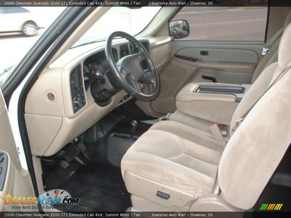 2006 Chevrolet Silverado 1500 Z71 Extended Cab 4x4 Summit White / Tan Photo #11